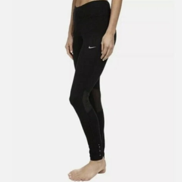 Nike Women's Epic Run Tight Fit Black Running Tight 872261-011 Size Medium - Picture 14 of 14